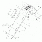M 8000 HARDCORE ALPHA ONE 154 (2.6) RED SK [S2021MHHK1USR] Belt guard assembly [105204]