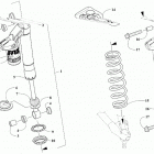 ZR 9000 THUNDERCAT 137 iACT GREEN [S2020ZXXTQUSG] Front suspension shock absorber assembly [107764]