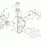 M 8000 MOUNTAIN CAT 162 BLACK [S2019M8HDEUSB] Oil tank assembly [107049]