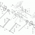 ZR 9000 THUNDERCAT 137 GREEN [S2019ZXXTCUSG] Rear suspension rear arm assembly [106581]