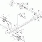 RIOT 8000 ES 146 (1.6) CHARCOAL [S2021RTHLXUSB] Idler wheel assembly [107670]