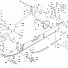 M 8000 HARDCORE ALPHA ONE 154 (2.6) RED SK [S2021MHHK1USR] Rail and arm assembly [108330]
