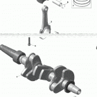 005 - EXPEDITION LE 900 ACE - North America 01- rotax - crankshaft and pistons