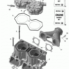009 - SUMMIT 850 E-TEC - X with EXPERT Package - 175 01- rotax - cylinder and cylinder head - na - shot