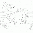 008 - MXZ 600RS - North America 02- engine - exhaust