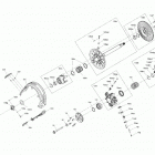 003 - SKANDIC WT 600R E-TEC - North America 04- drive - pulley