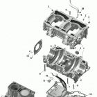 014 - SUMMIT 850 E-TEC Turbo - X with EXPERT Package - 165 01- rotax - crankcase - turbo