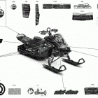 008 - SUMMIT 850 E-TEC - X with EXPERT Package - 175 07- body - decals