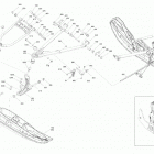 007 - MXZ 850 E-TEC - XRS - North America 05- suspension - front - ski pilot tx