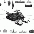 005 - SUMMIT 850 E-TEC - X with EXPERT Package - 154 07- body - decals