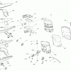 010 - EXPEDITION SWT 600R E-TEC - North America 02- engine - exhaust