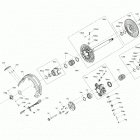 002 - RENEGADE 600R E-TEC - X Iron Dog - Europe 04- drive - pulley