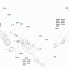008 - RENEGADE 850 E-TEC - XRS - North America 08- suspension, rear - shocks - xrs