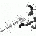 009 - MXZ 600RS - North America 01- engine - cooling -  598 rs