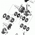002 - SUMMIT 600R E-TEC - North America 01- engine - crankshaft and pistons - 600r e-tec