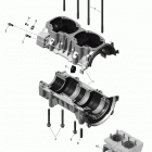001 - SKANDIC WT 550F - North America 01- engine - crankcase - 550f