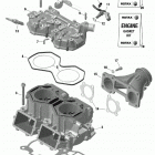 002 - SUMMIT 600R E-TEC - North America 01- engine - cylinder and cylinder head - 600r e-t...