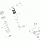 003 - BACKCOUNTRY 850 E-TEC - X - North America 08- suspension, rear - shocks - x