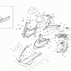 002 - BACKCOUNTRY 850 E-TEC - Europe 09- body - hood section - xrs - can-am red
