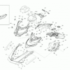 002 - MXZ 850 E-TEC - Europe 09- body - hood section - sunburst yellow