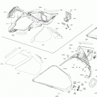 003 - FREERIDE 165 850 E-TEC - Europe 09- body - hood section - lateral panel - bright w...