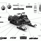 009 - MXZ 600RS - North America 09- body - decals - racing