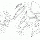 LYNX LT BLACK [S2020LXDLTUSB] Hood, windshield, and front bumper assembly [10558...
