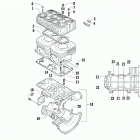 LYNX BLACK [S2019LXDFCUSB] Crankcase and cylinder [91205]