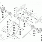 LYNX BLACK [S2019LXDFCUSB] Rear suspension rear arm assembly [101576]