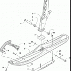 ZR 6000 LTD ES 137 GREEN [S2020ZXDLEUSG] Ski and spindle assembly [107907]