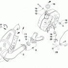 LYNX BLACK [S2019LXDFCUSB] Exhaust assembly [94600]