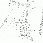 RIOT X 8000 ES 146 CHARCOAL [S2020R8HRCUSC] Steering post assembly [107972]