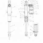 800 RUSH PRO-S SC SELECT Suspension, shock, rear track, hi lo adj. - s20dch...