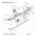 800 INDY XC 137 SC SELECT Suspension, rail, lh  /  rh - s20edp8ps all option...