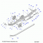 850 MATRYX INDY VR1 129/INTL (S21TKV8RS/8RE) Suspension, rail beam lh  /  rh - s21tkv8rs  /  8r...