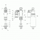 850 MATRYX INDY VR1 129/INTL (S21TKV8RS/8RE) Suspension, shock, front track - s21tkv8rs  /  8re...