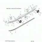 550 INDY ADVENTURE 155 ES (S21CFE5BSL) Suspension, rail, lh  /  rh - s21cfe5bsl (601187)