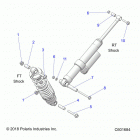 600 INDY 129 XCR SC SELECT (S20EKL6PS) Suspension, shock mounting, rear susp. - s20ekl6ps...