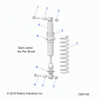 550 LXT ES Suspension, shock, ifs (7043903) - s20ced5bsl  /  ...