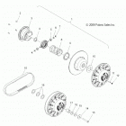 600 AXYS PRO RMK 155/INTL SC SELECT ALL OPTIONS Drive train, clutch, secondary - s20efk6ps  /  6pe...