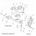 550 LXT ES Suspension, control arms and spindle - s20ced5bsl ...