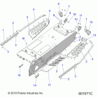600 SWITCHBACK XCR ALL OPTIONS (S21DDL6PS) Chassis, tunnel and rear asm. - s21ddl6ps all opti...