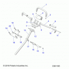 550 RMK EVO/ES/INTL ES Steering, handlebar, steering post - s20ceu5bsa  /...