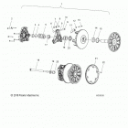 800 RUSH PRO-S SC SELECT Drive train, clutch, primary - s20dch8ps all optio...