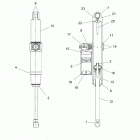 850 MATRYX INDY VR1 129/INTL (S21TKV8RS/8RE) Suspension, shock, rear track - s21tkv8rs  /  8re ...