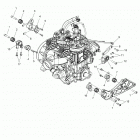 600 AXYS PRO RMK 155/INTL SC SELECT ALL OPTIONS Engine, mounting - s20efk6ps  /  6peb (600304)