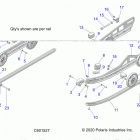 550 RMK EVO 144 ES/INTL (S21CEU5BSL/BEL) Suspension, rail, lh  /  rh - s21ceu5bsl  /  bel (...