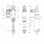 650 MATRYX INDY XC 129/INTL (S21TKP6RS/6RE) Suspension, shock, front track - s21tkp6rs  /  6re...