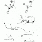 850 RUSH PRO S SC SELECT (S20DCH8RS) Electrical, jumpers  /  wire harness - s20dch8rs a...