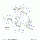 550 INDY ADVENTURE 155 ES (S20CFE5BSL) Suspension, control arms and spindle - s20cfe5bsl ...